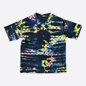 Louis Vuitton Navy Tie-Dye Camo Monogram T-Shirt